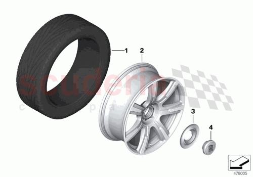 Part Diagram for Rolls Royce 36132414544