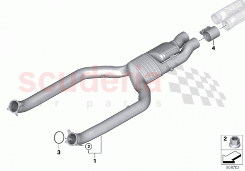 Part Diagram for Rolls Royce 18309424472