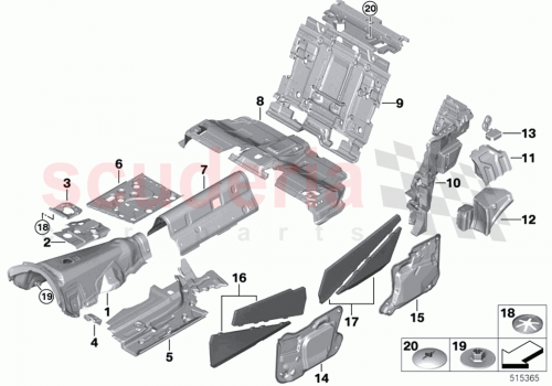 Part Diagram for Rolls Royce 51487494862