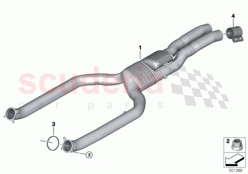 Part Diagram for Rolls Royce 18305A12010