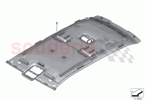 Part Diagram for Rolls Royce 51445A56285