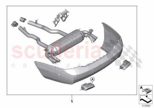 Part Diagram for Rolls Royce 18305A5B565
