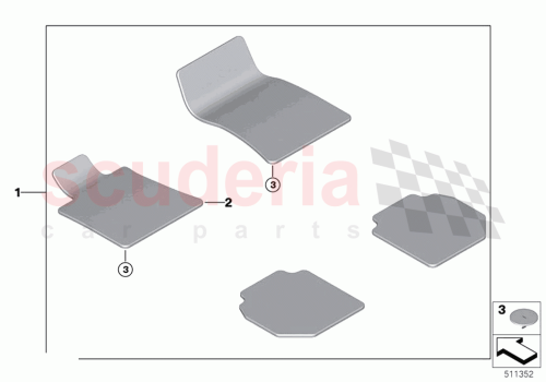 Part Diagram for Rolls Royce 51475A1E9D2