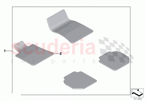 Part Diagram for Rolls Royce 51475A1E819