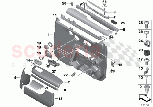Part Diagram for Rolls Royce 51429474586