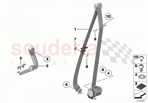 Part Diagram for Rolls Royce 72117266010