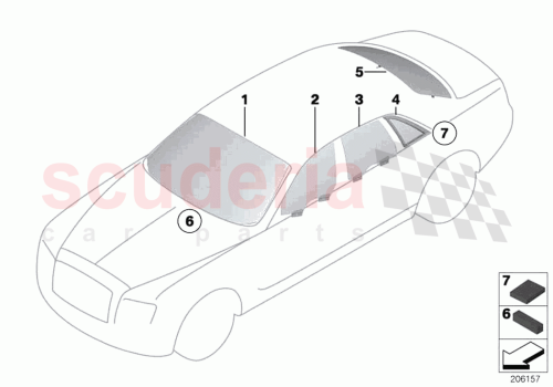 Part Diagram for Rolls Royce 51377484240