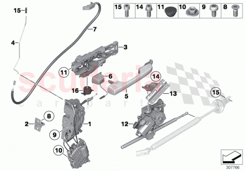 Part Diagram for Rolls Royce 51217261126