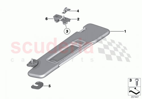 Part Diagram for Rolls Royce 51167218478