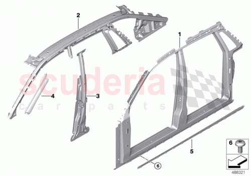 Part Diagram for Rolls Royce 41 10 8494665