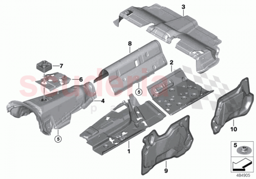 Part Diagram for Rolls Royce 51487406795