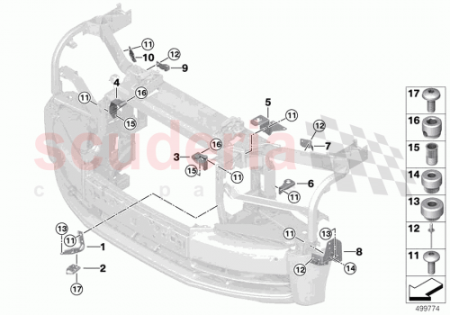Part Diagram for Rolls Royce 41007954003