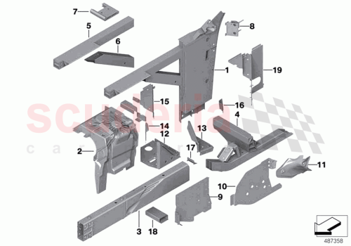 Part Diagram for Rolls Royce 41008494558