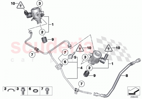Part Diagram for Rolls Royce 13518648183