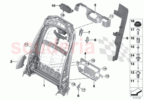 Part Diagram for Rolls Royce 52107404879