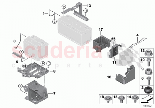 Part Diagram for Rolls Royce 61216836673