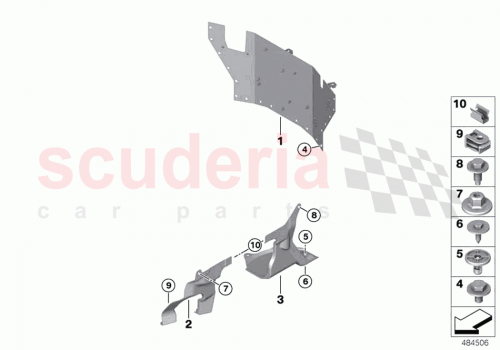 Part Diagram for Rolls Royce 51451857745
