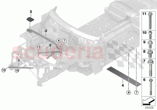 Part Diagram for Rolls Royce 51647474888