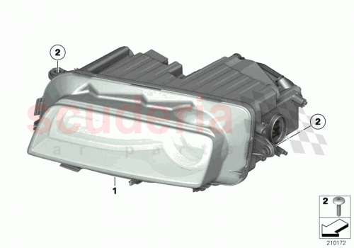Part Diagram for Rolls Royce 63117211441