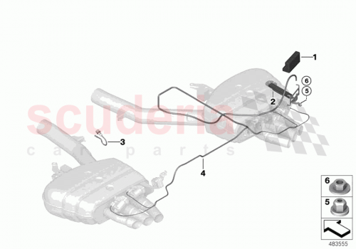 Part Diagram for Rolls Royce 61356834152