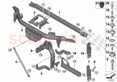 Part Diagram for Rolls Royce 51647312567