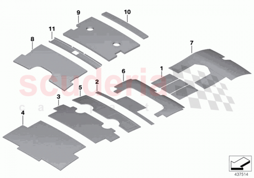 Part Diagram for Rolls Royce 51487392051