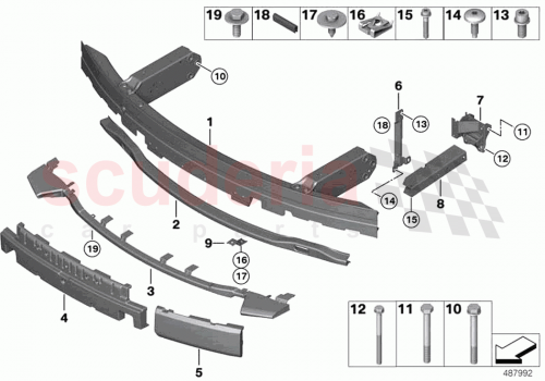 Part Diagram for Rolls Royce 51647301402