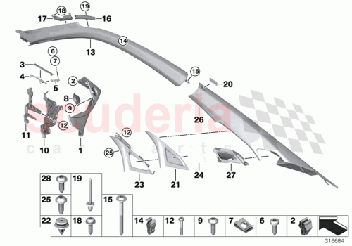 Part Diagram for Rolls Royce 07149231889