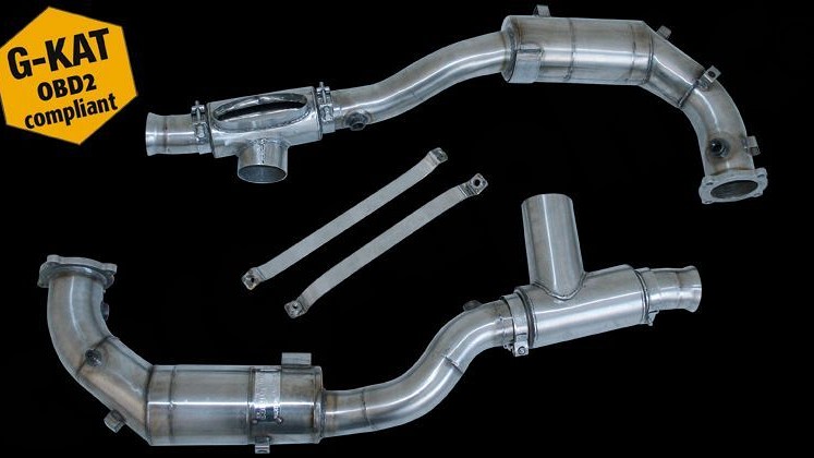 Photo of Cargraphic Sport Catalyser Set for the Porsche 993 GT/Turbo/Turbo S - Image 1