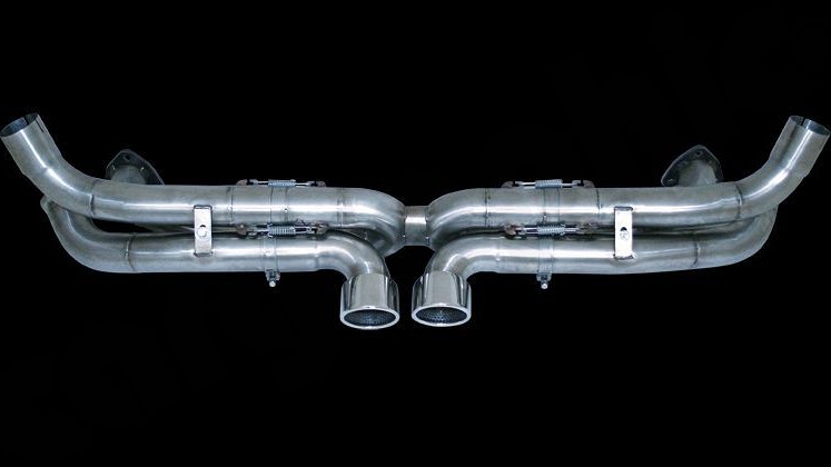 Photo of Cargraphic Tailpipes Center Outlet - 997 GT3 Look for the Porsche 997 (Mk II) Carrera - Image 3