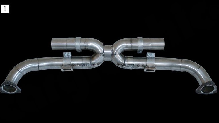Photo of Cargraphic Sport Rear Silencer Set for the Porsche 997 (Mk II) Carrera - Image 5