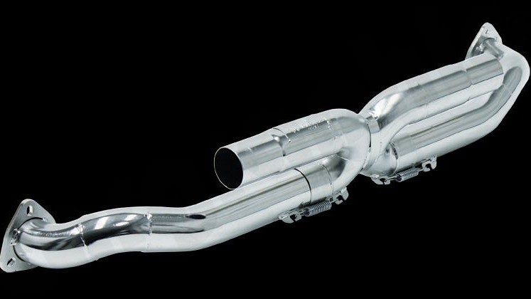 Photo of Cargraphic Center Silencer Replacement "X" for the Porsche 997 (Mk II) Carrera - Image 6