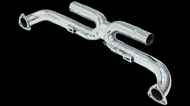 Photo of Cargraphic Center Silencer Replacement "X" for the Porsche 997 (Mk II) Carrera - Image 2