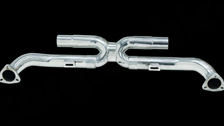 Photo of Cargraphic Center Silencer Replacement "X" for the Porsche 997 (Mk II) Carrera - Image 3