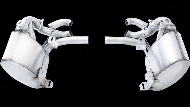 Photo of Cargraphic Sport Rear Silencer Set for the Porsche 997 (Mk I) Carrera - Image 3