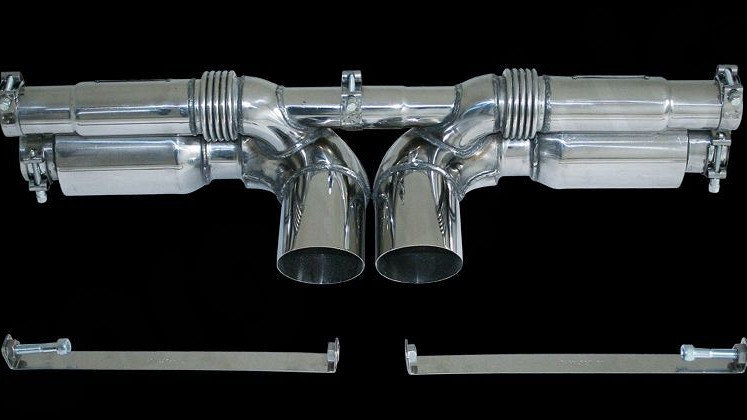 Photo of Cargraphic Lightweight Rear Silencer Replacement for the Porsche 997 (Mk I) GT3 - Image 1