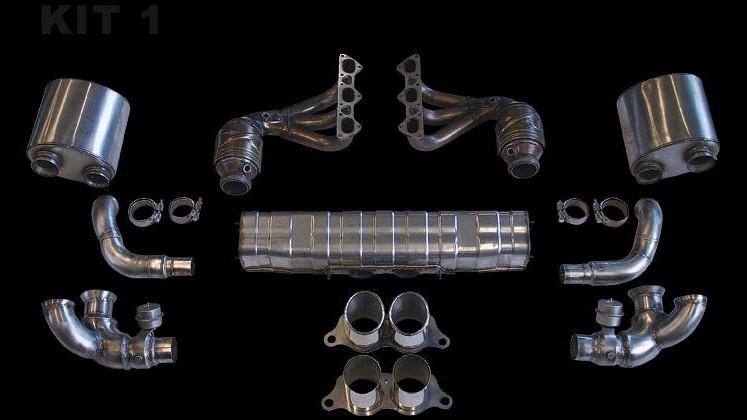 Photo of Cargraphic Sport Exhaust System Kit 1 for the Porsche 997 (Mk I) GT3 - Image 1