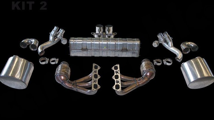 Photo of Cargraphic Sport Exhaust System Kit 2 for the Porsche 997 (Mk I) GT3 - Image 2