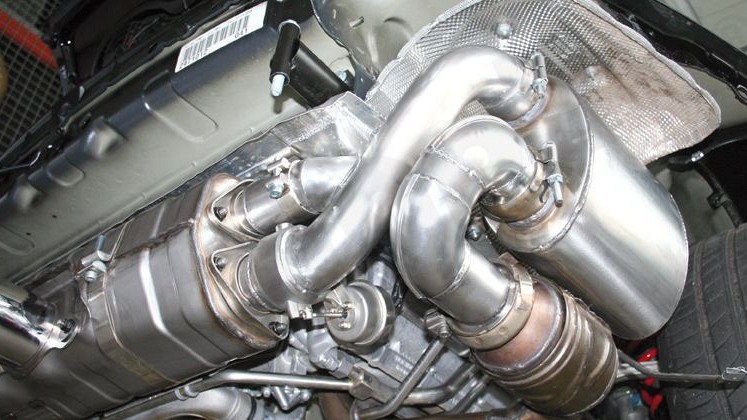Photo of Cargraphic Sport Exhaust System Kit 2 for the Porsche 997 (Mk I) GT3 - Image 3