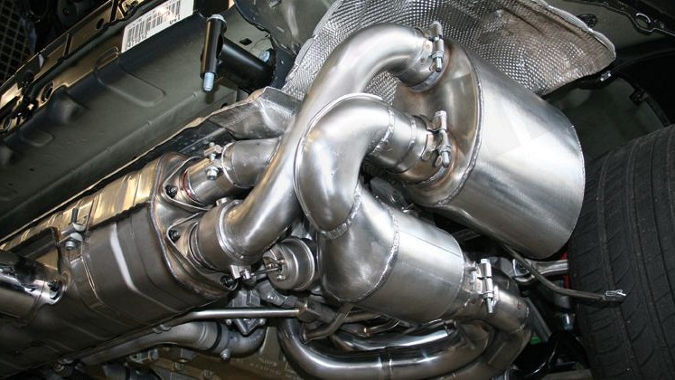 Photo of Cargraphic Sport Exhaust System Kit 4 for the Porsche 997 (Mk I) GT3 - Image 3