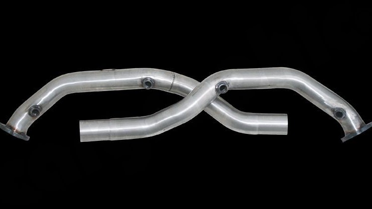 Photo of Cargraphic Catalytic Converter Replacement Pipe Set Crossover Version for the Porsche 997 (Mk I) Carrera - Image 1
