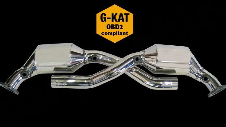Photo of Cargraphic Sport Catalytic Converter Set Crossover Version for the Porsche 997 (Mk I) Carrera - Image 1