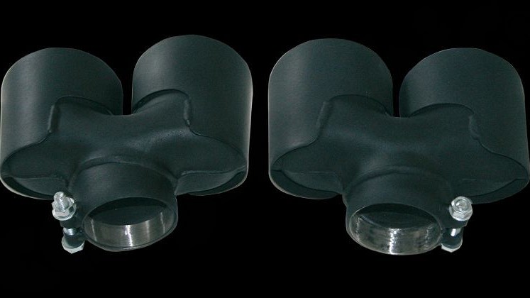 Photo of Cargraphic Double End Tailpipe Set for the Porsche 997 (Mk I) Turbo/GT2 - Image 12