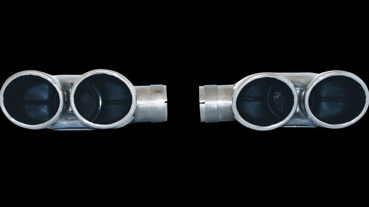 Photo of Cargraphic Double End Tailpipe Set for the Porsche 997 (Mk I) Turbo/GT2 - Image 2