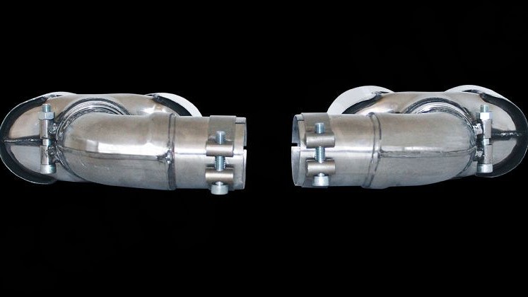 Photo of Cargraphic Double End Tailpipe Set for the Porsche 997 (Mk I) Turbo/GT2 - Image 3