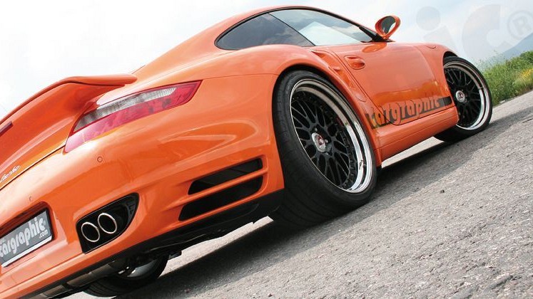 Photo of Cargraphic Double End Tailpipe Set for the Porsche 997 (Mk I) Turbo/GT2 - Image 7
