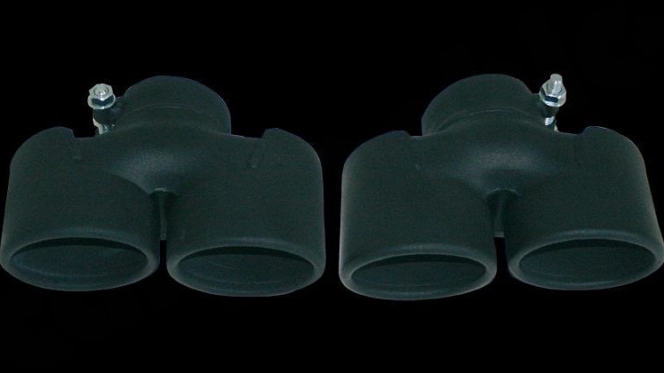 Photo of Cargraphic Double End Tailpipe Set for the Porsche 997 (Mk I) Turbo/GT2 - Image 8