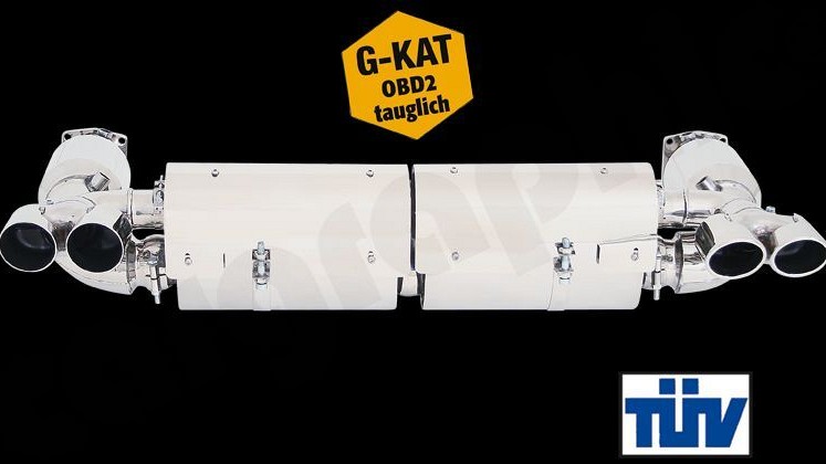 Photo of Cargraphic Sport Rear Silencers for the Porsche 997 (Mk II) Turbo/GT2/GT2 RS - Image 6