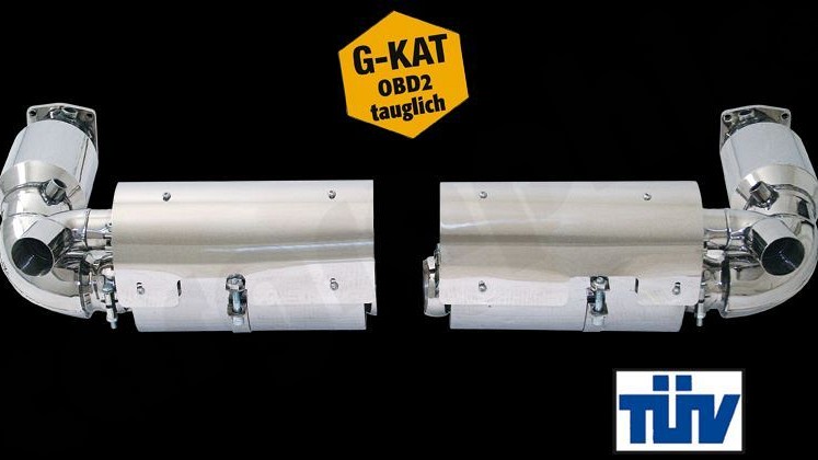 Photo of Cargraphic Sport Rear Silencers for the Porsche 997 (Mk II) Turbo/GT2/GT2 RS - Image 1