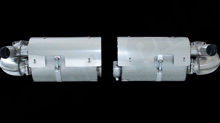 Photo of Cargraphic Sport Rear Silencer for the Porsche 997 (Mk I) Turbo/GT2 - Image 2